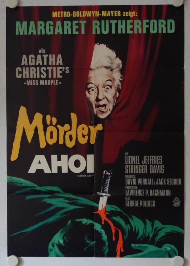 Murder Ahoy original release german movie poster